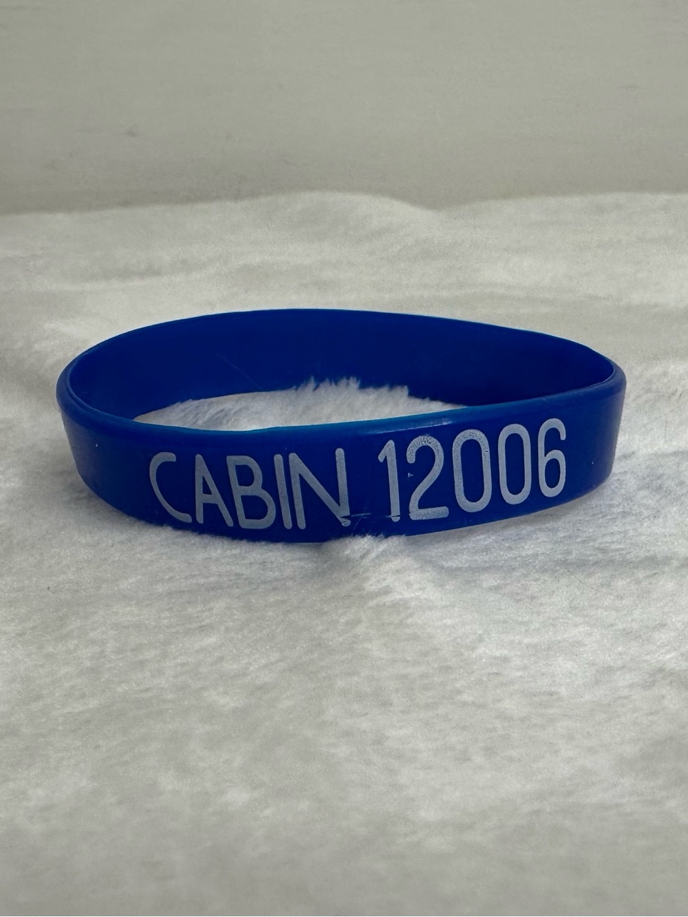 MSC Cruise Ship Cabin 12006 Wristband Rubber Bracelet